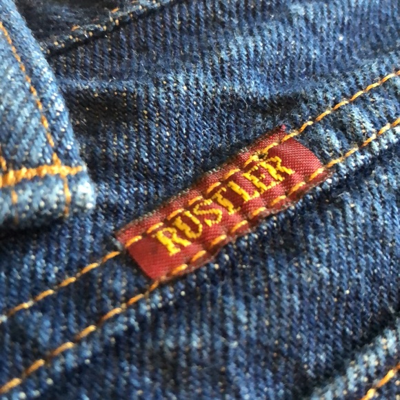 Rustler men’s size 34x36 dark blue jeans EUC - Picture 5 of 7